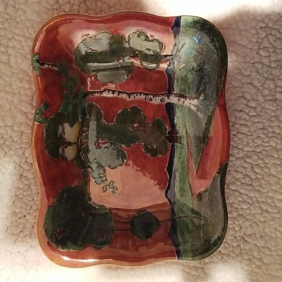 1930s Vintage Royal Winton Grimwades ByzantaWare Dish Arborine Kookaburras - Picture 8 of 17